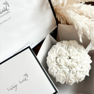 Elegáns Díszdoboz /Kicsi és Közepes rózsadoboz mellé/