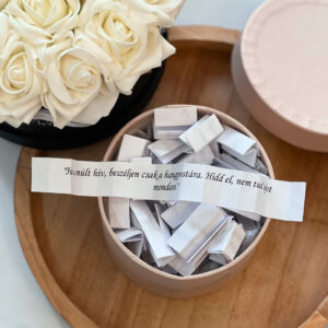 Pozitív gondolat box - bézs dobozban