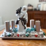 karácsonyi adventi koszorú