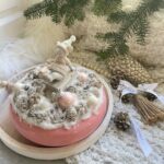 Pink Mouse - karácsonyi asztaldísz