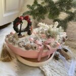 Boldog Karácsonyt - karácsonyi asztaldísz