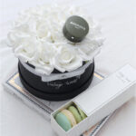 Les Macaron Pistache – rosebox with macaron