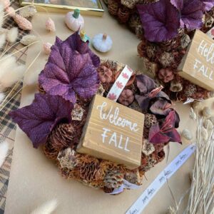 Purple fall - őszi ajtókopogtató