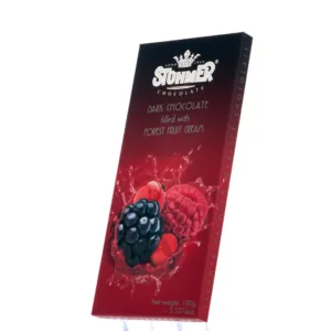 Stühmer erdei gyümölcsös krémmel töltött étcsokoládé 100g