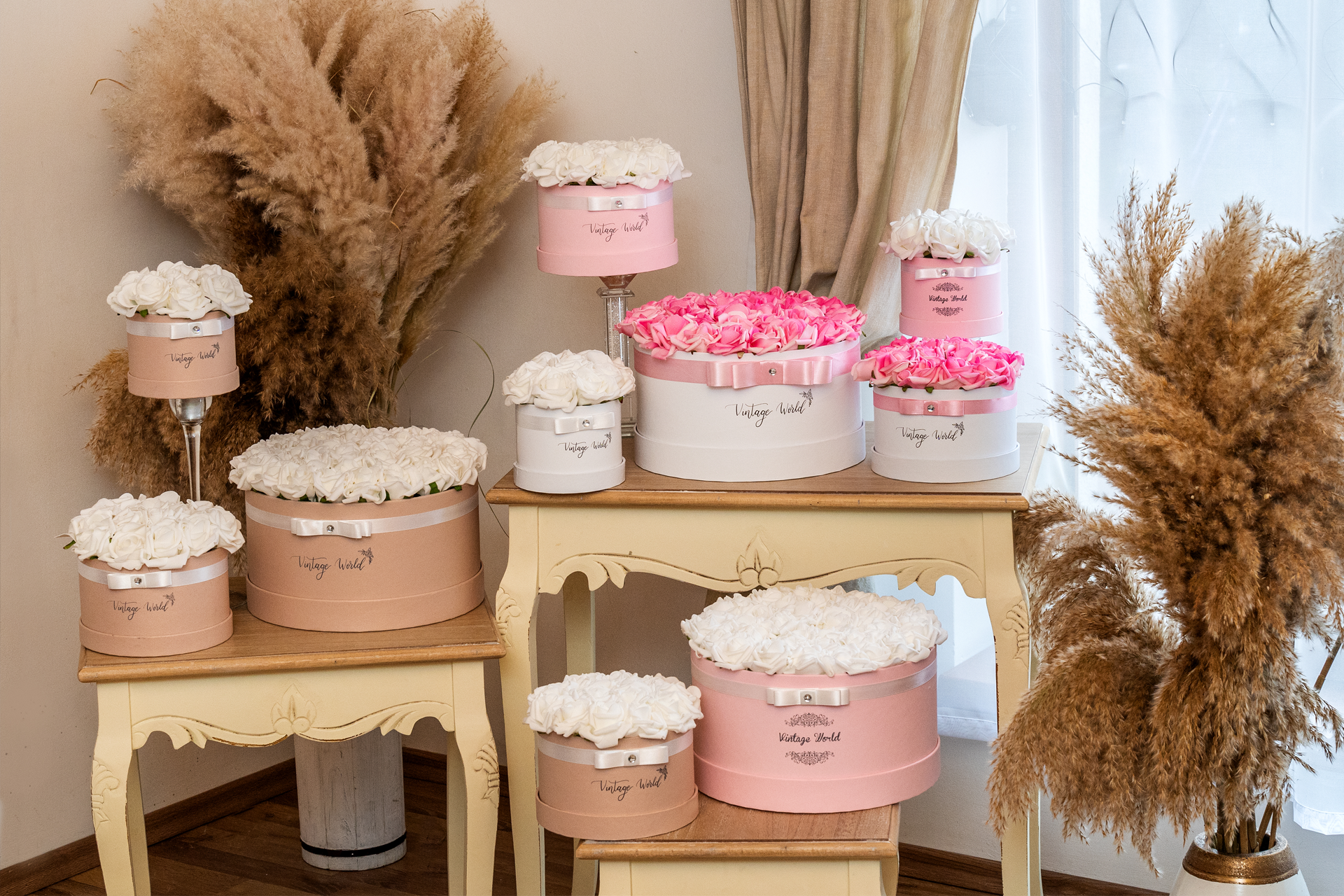 Vintage World habrózsa doboz kollekció