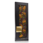 chocoMe étcsokoládé fahéjjal, vörösáfonyával, pisztáciával és pekándióval